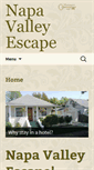 Mobile Screenshot of napavalleyescape.com